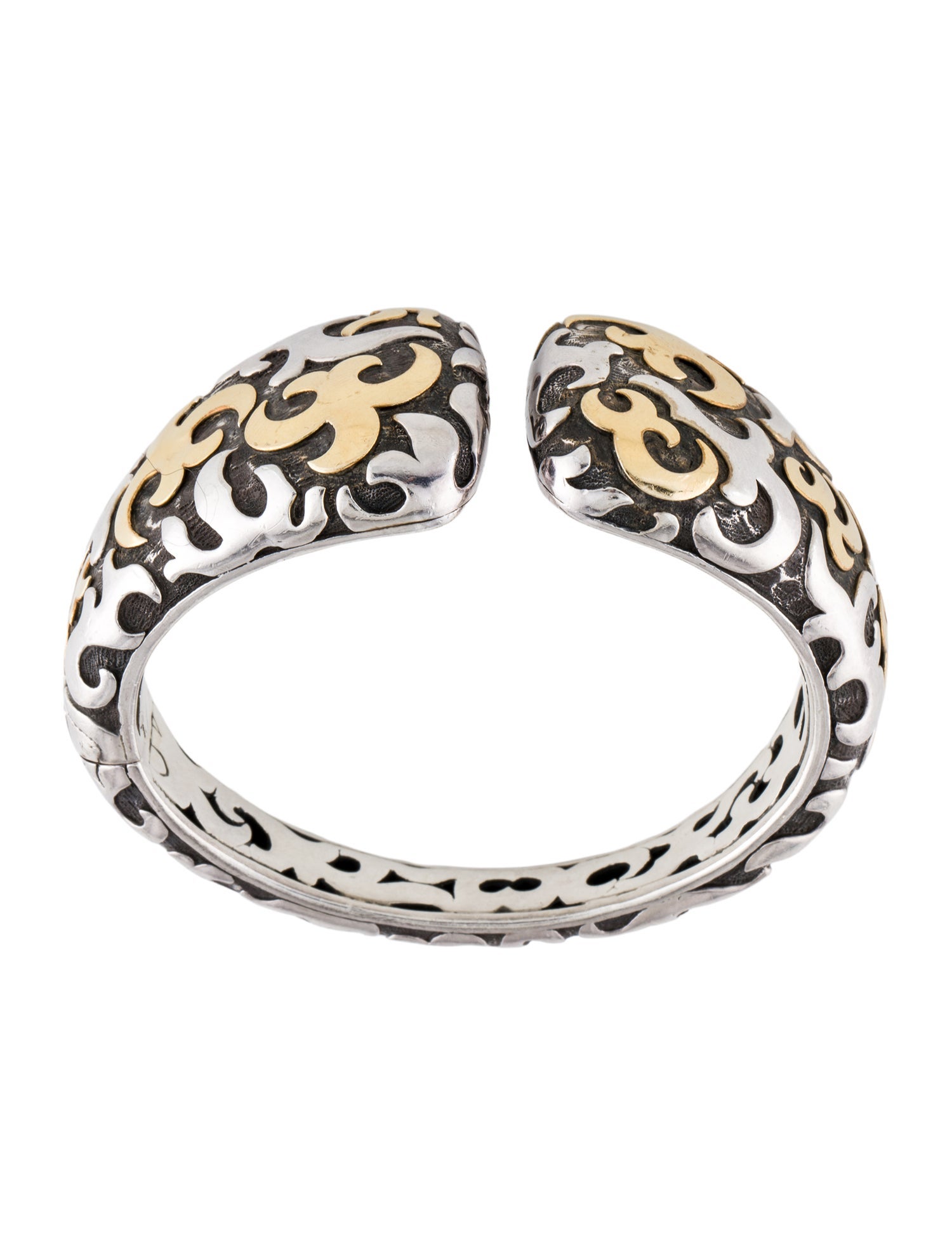 John Hardy Two-Tone Bangle Bracelet